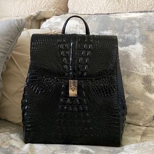 Brahmin Sadie Black Melbourne Backpack NWT